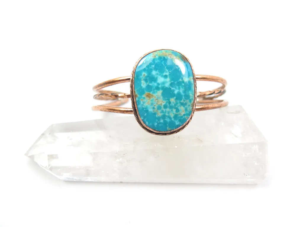 Tonopah Turquoise Copper Cuff