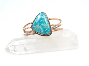 Tonopah Turquoise Copper Cuff