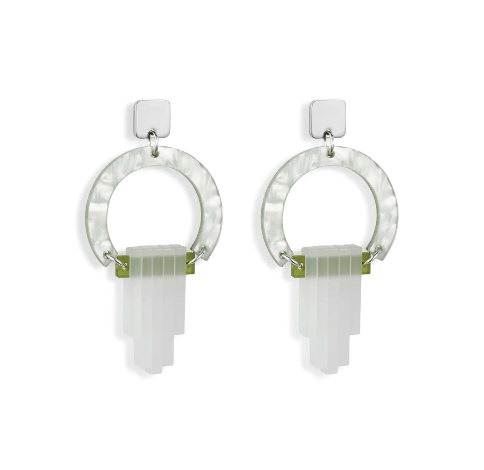 Toolally Art Deco Chandeliers Earrings
