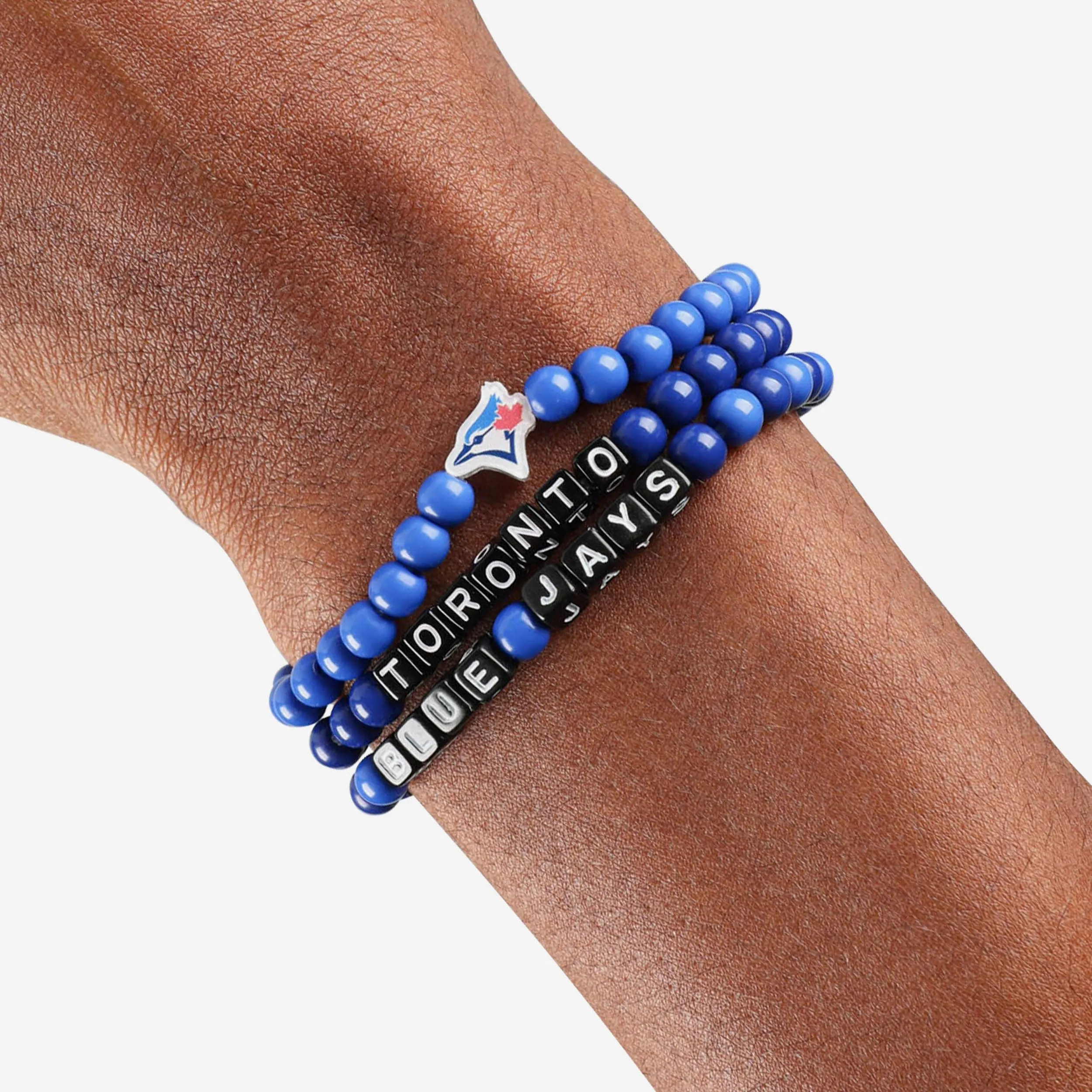 Toronto Blue Jays 3 Pack Beaded Friendship Bracelet