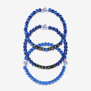 Toronto Blue Jays 3 Pack Beaded Friendship Bracelet