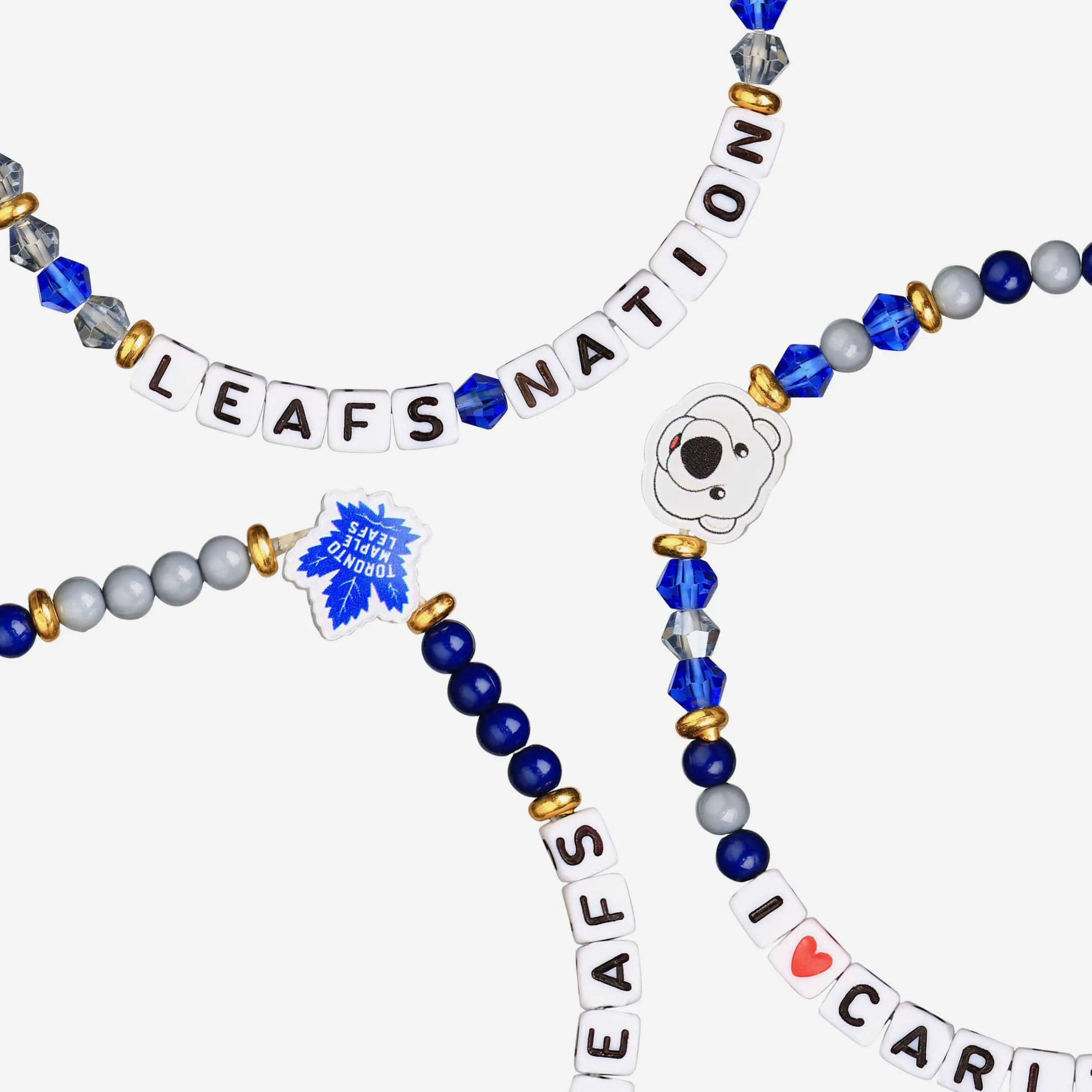 Toronto Maple Leafs 3 Pack Friendship Bracelet