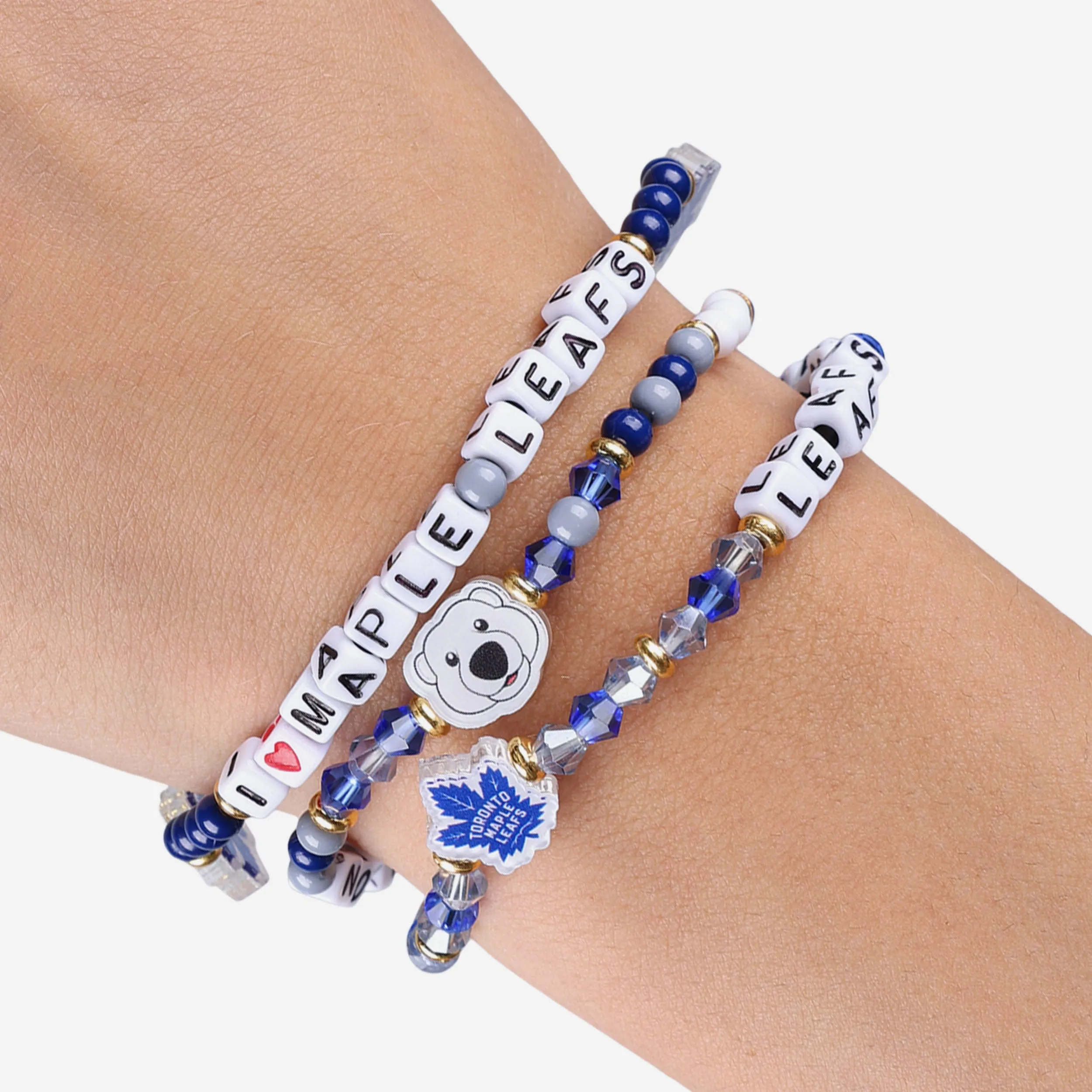 Toronto Maple Leafs 3 Pack Friendship Bracelet