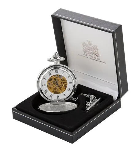 Triag Knot with Stone Pocket Watch