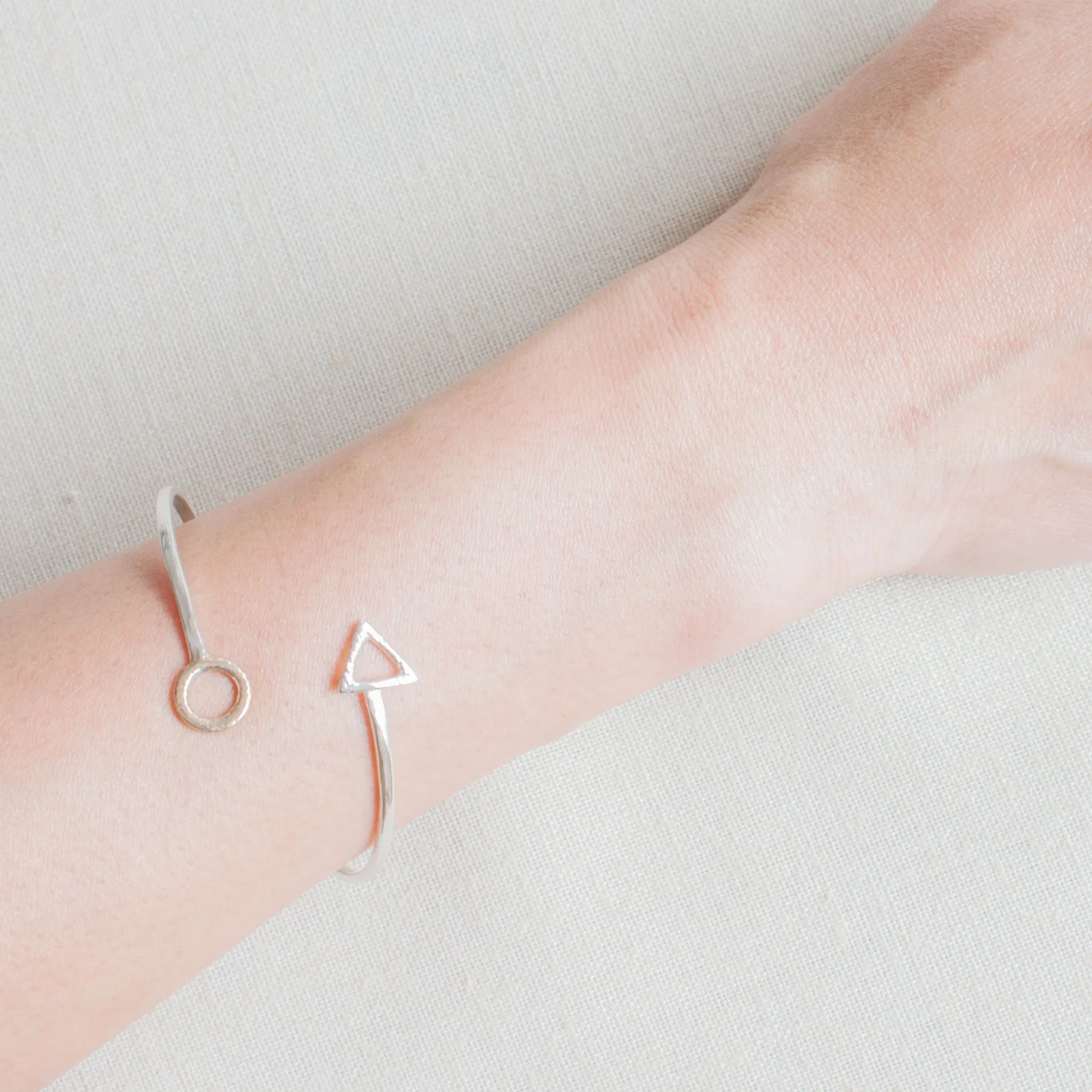 Triangle Circle Bracelet