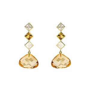 Triple Deco Earrings