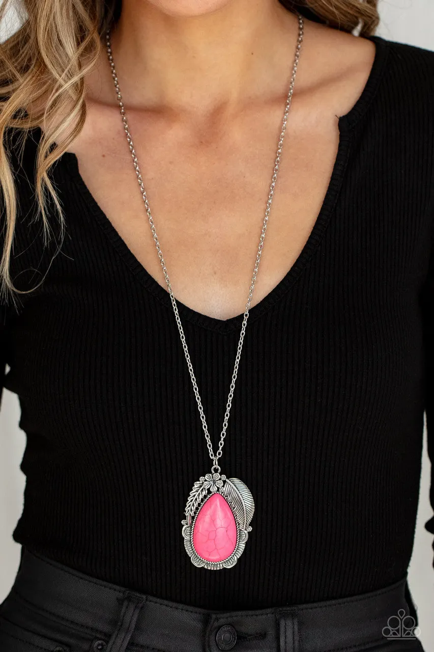 Tropical Mirage Pink Paparazzi Necklace