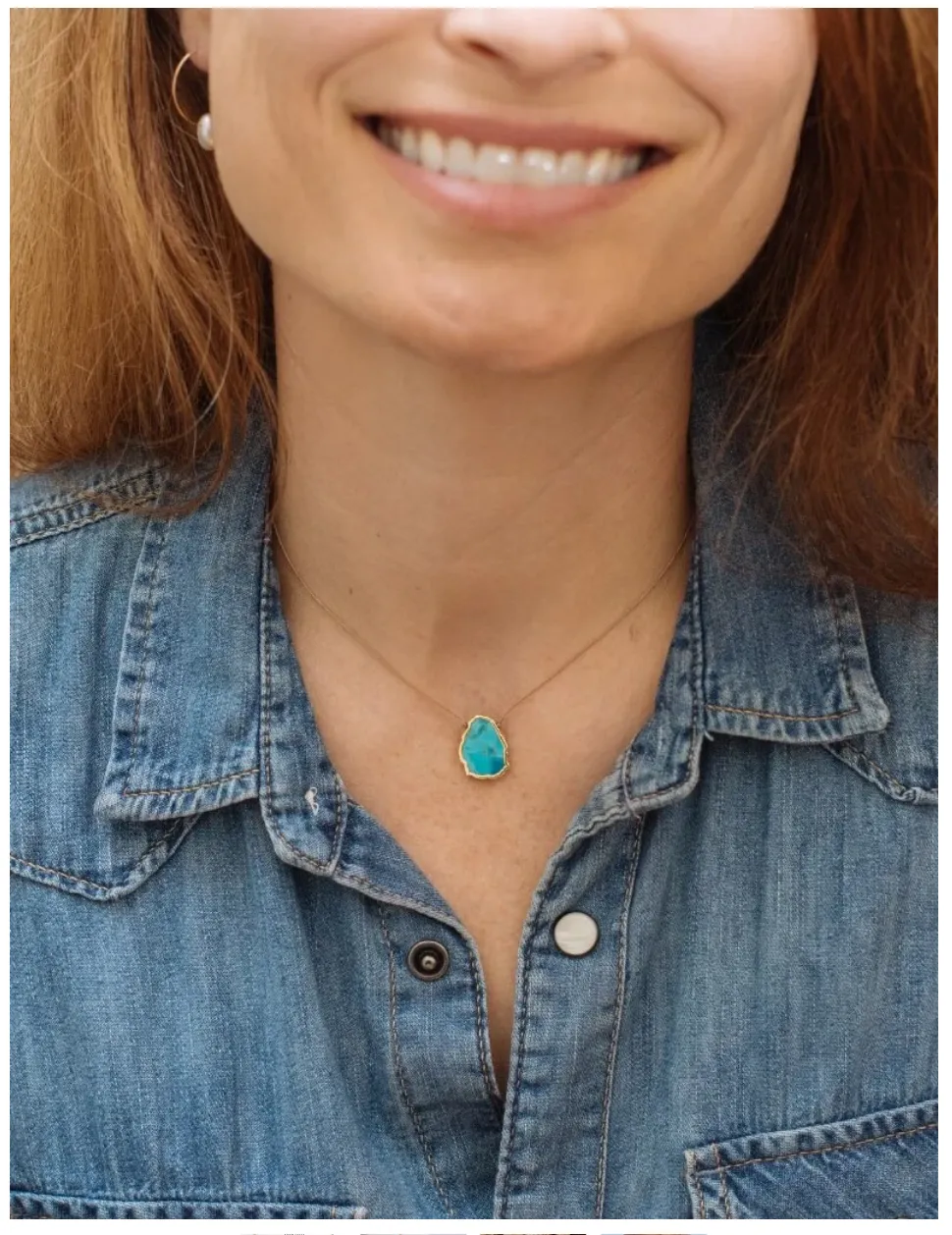 Turquoise Alchemy Necklace for Dare Greatly