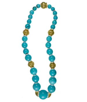 Turquoise Bead Necklace