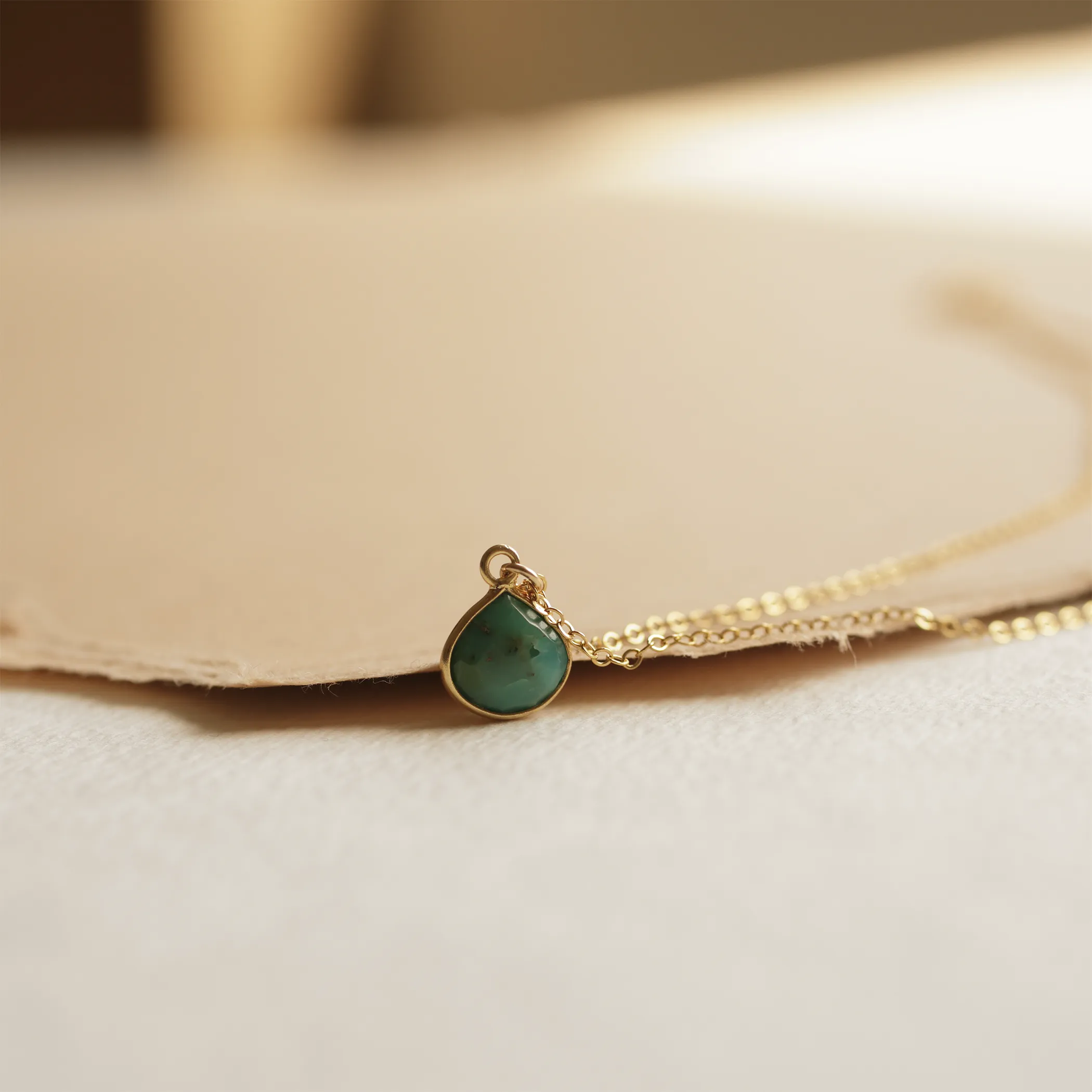 Turquoise Drop Necklace