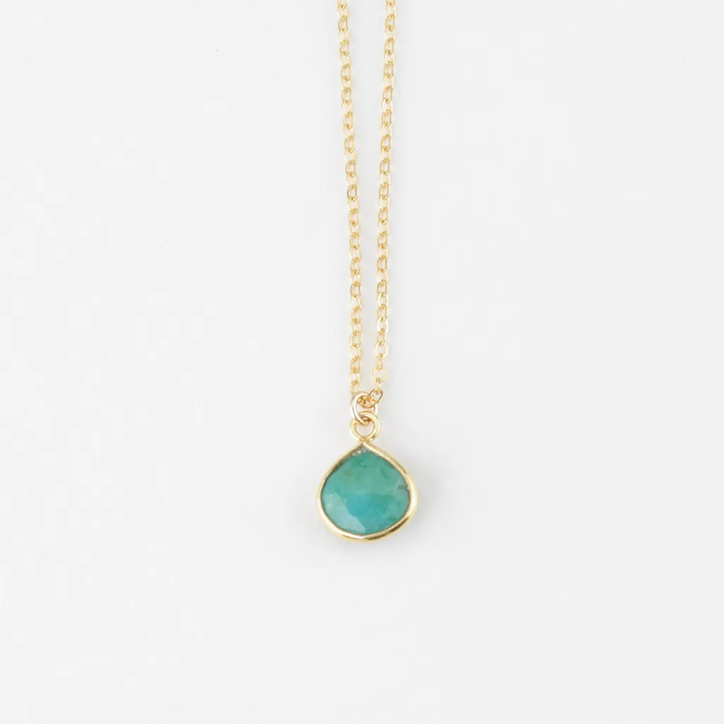 Turquoise Drop Necklace