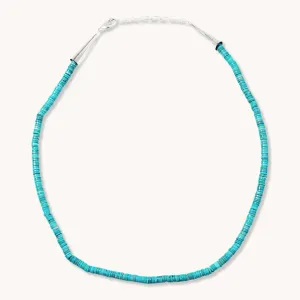 Turquoise Heishe Beads Necklace