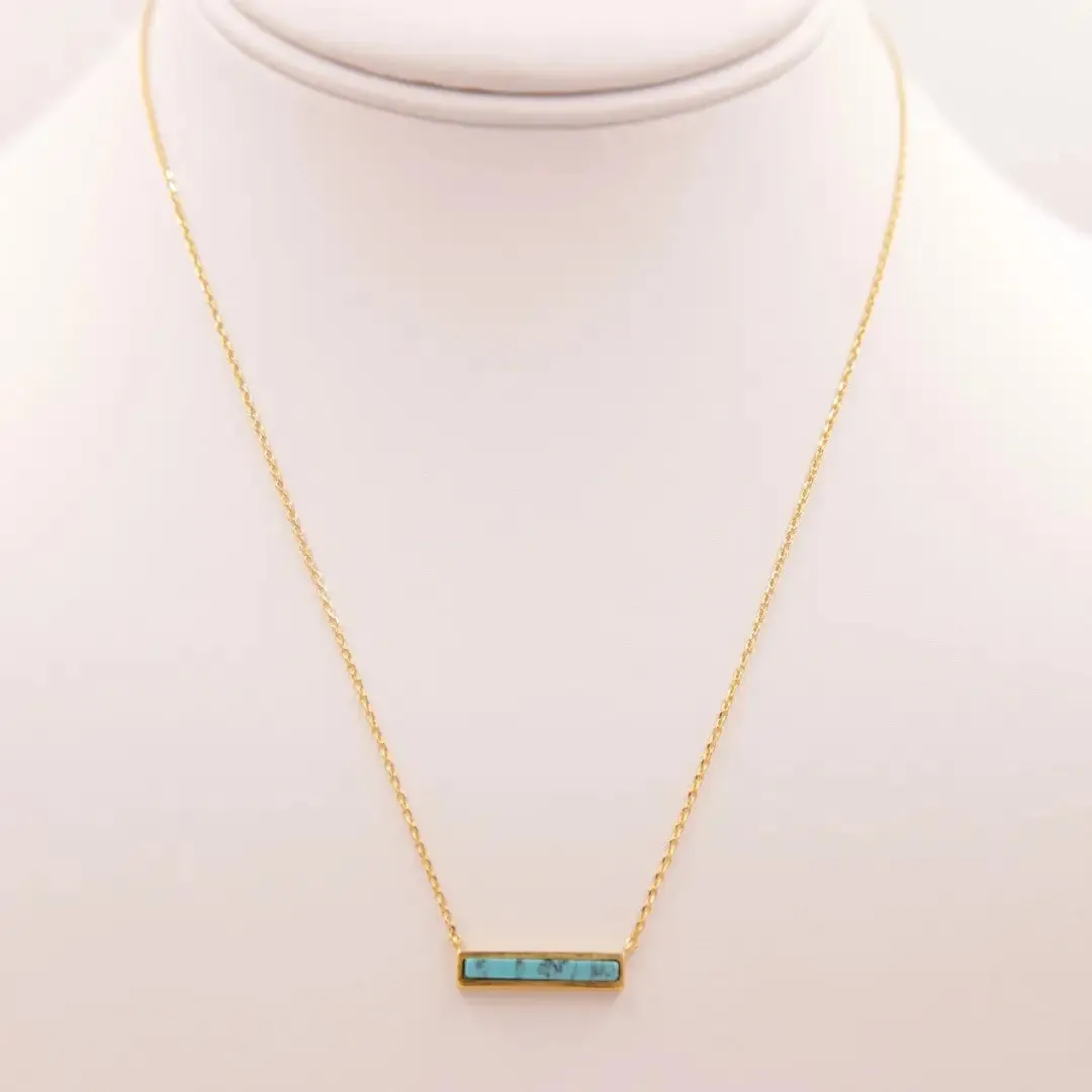 TURQUOISE MARBLE NECKLACE