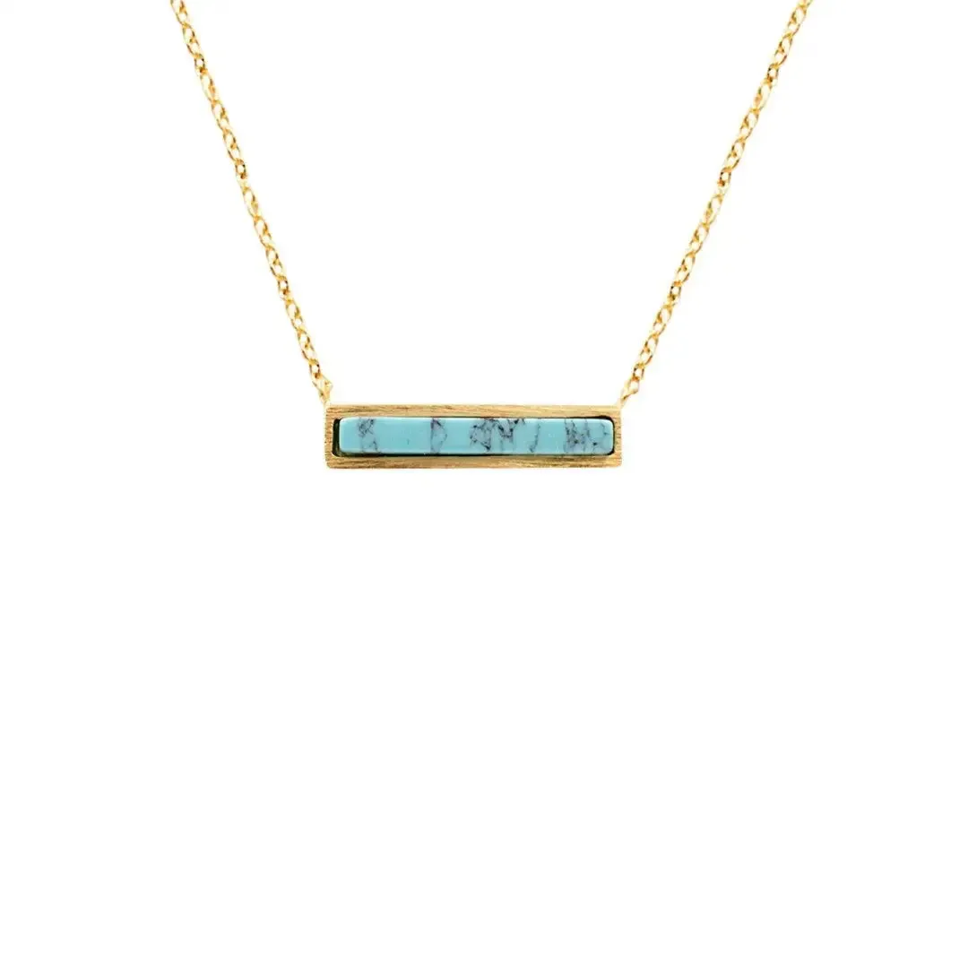TURQUOISE MARBLE NECKLACE