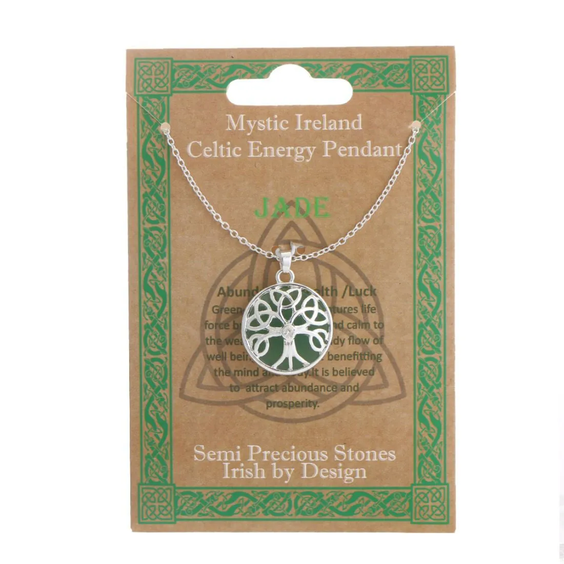 Turquoise Stone Celtic Energy necklace