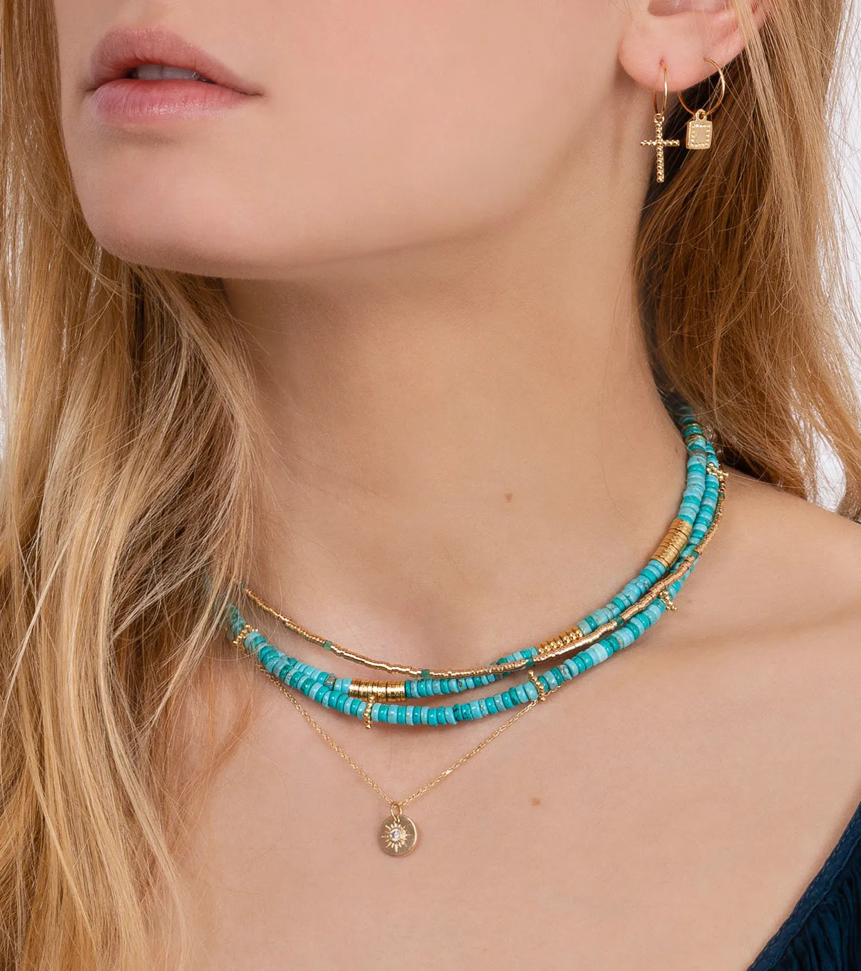 Turquoise Stone Necklace