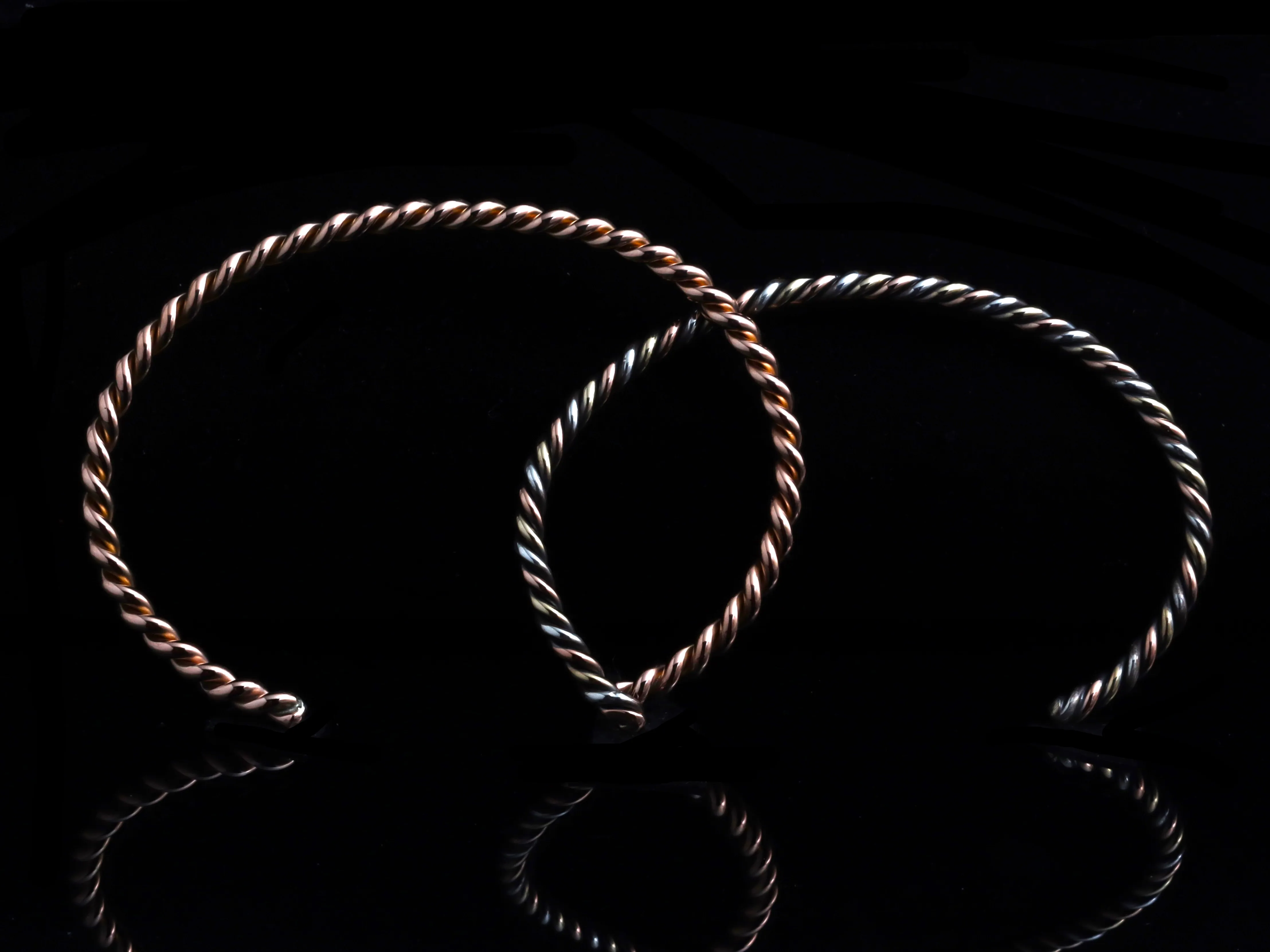 Twist Bracelet, Two Colors
