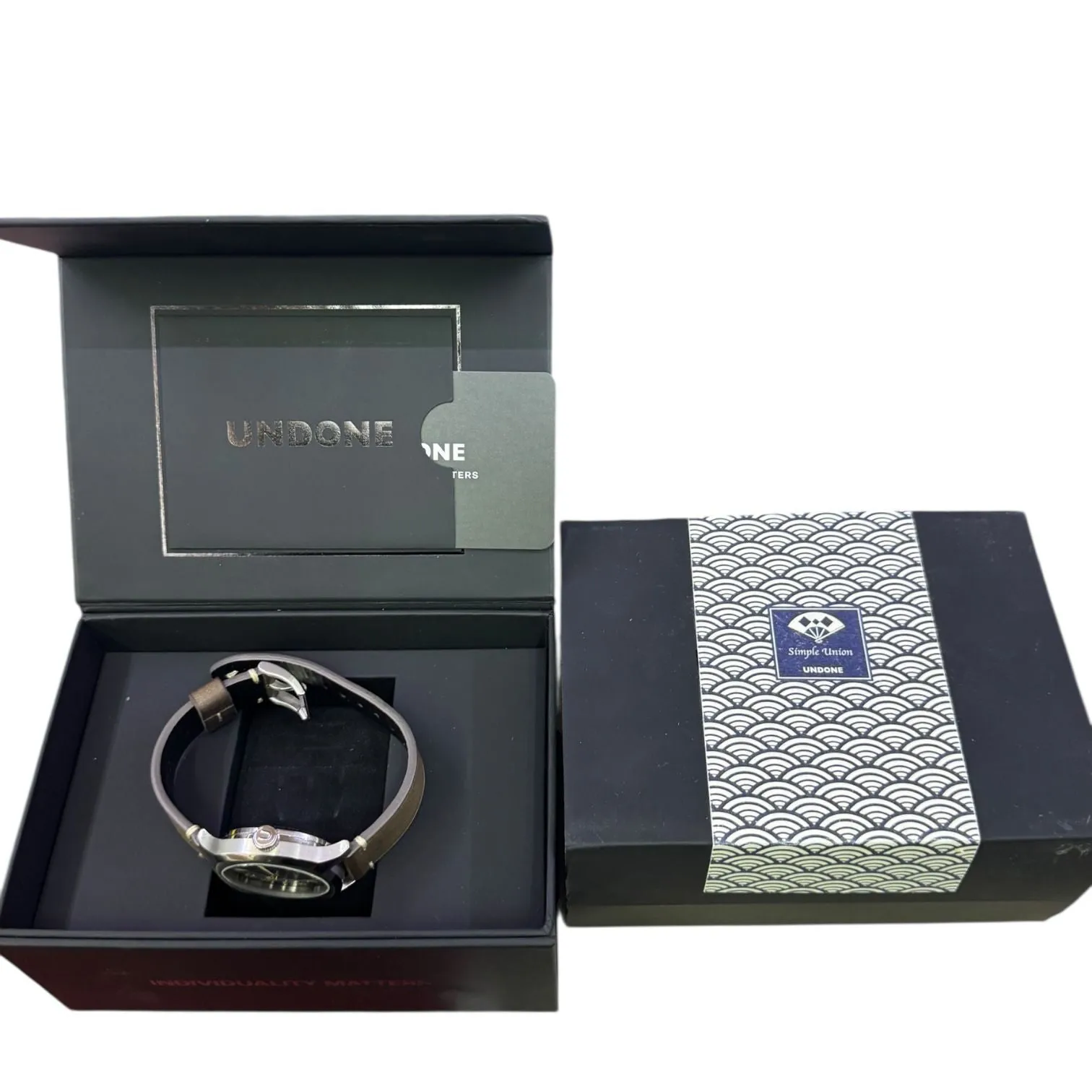 UNDONE x Simple Union Urushi imechanical watch