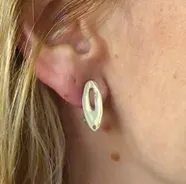 Universal Clip Earrings, 925 Silver