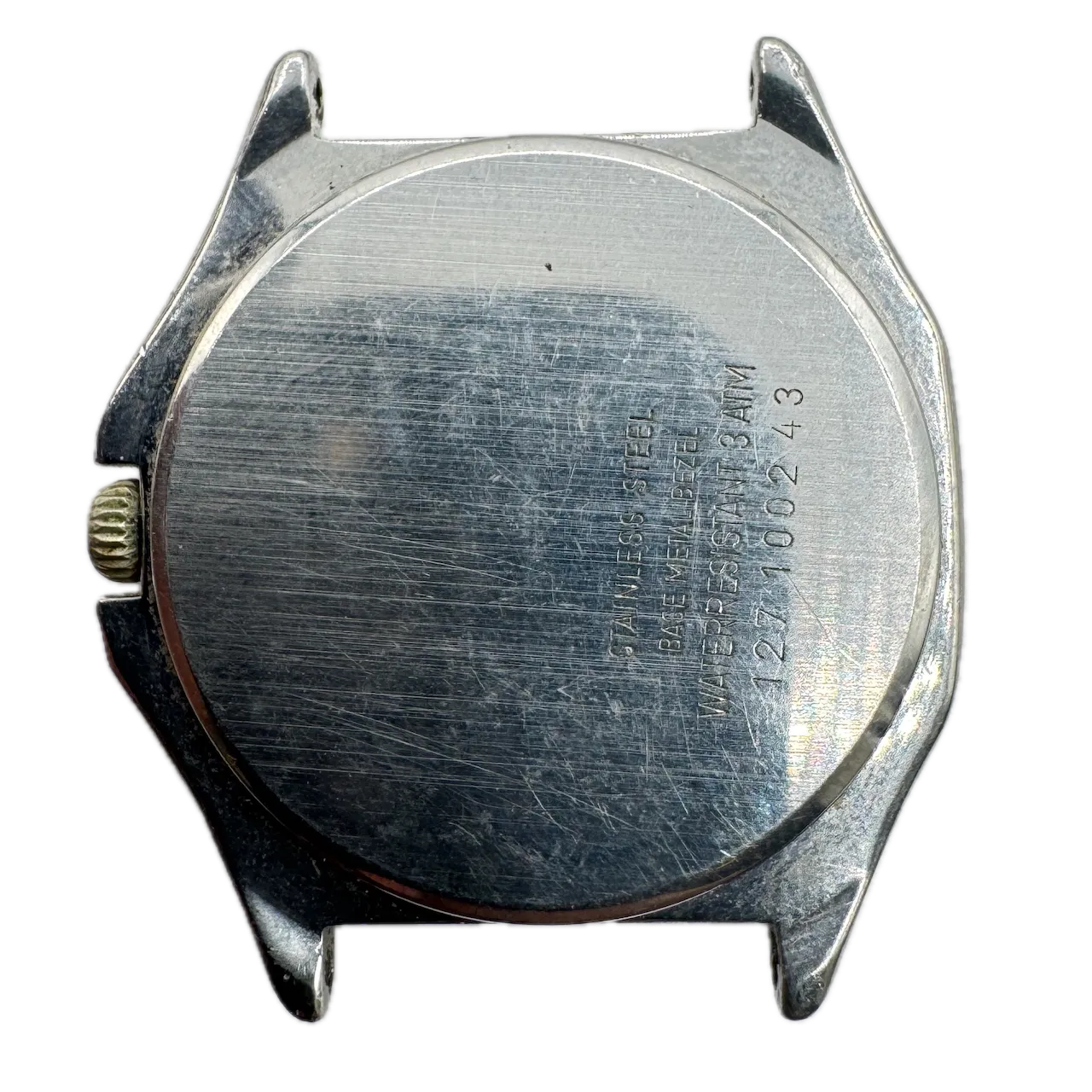Vintage 33.5mm Hamilton Octagonal Day Date Men's Quartz Wristwatch Gold Tone
