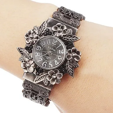 Vintage Flowers Shaped Quartz Women's Watches