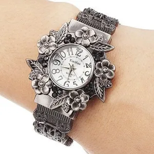 Vintage Flowers Shaped Quartz Women's Watches