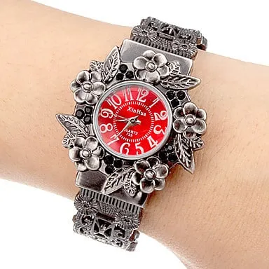 Vintage Flowers Shaped Quartz Women's Watches