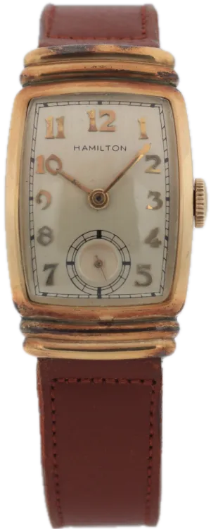 Vintage Hamilton Emerson Men's Mechanical Wristwatch 982 USA 10k GF