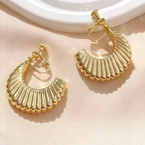 Vintage Hoop Clip on Earring