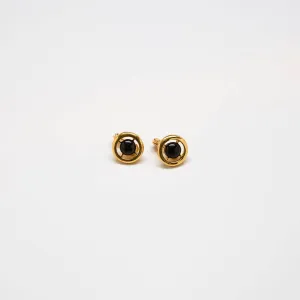 Vintage Monet Tiny Clip-on Earrings