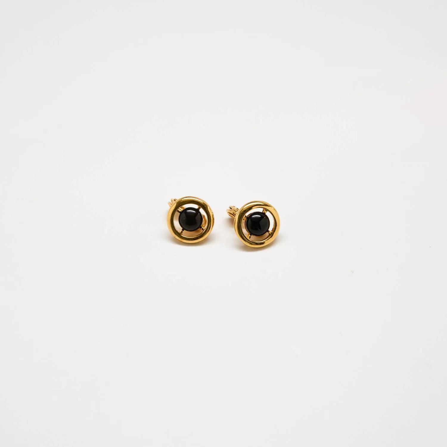 Vintage Monet Tiny Clip-on Earrings