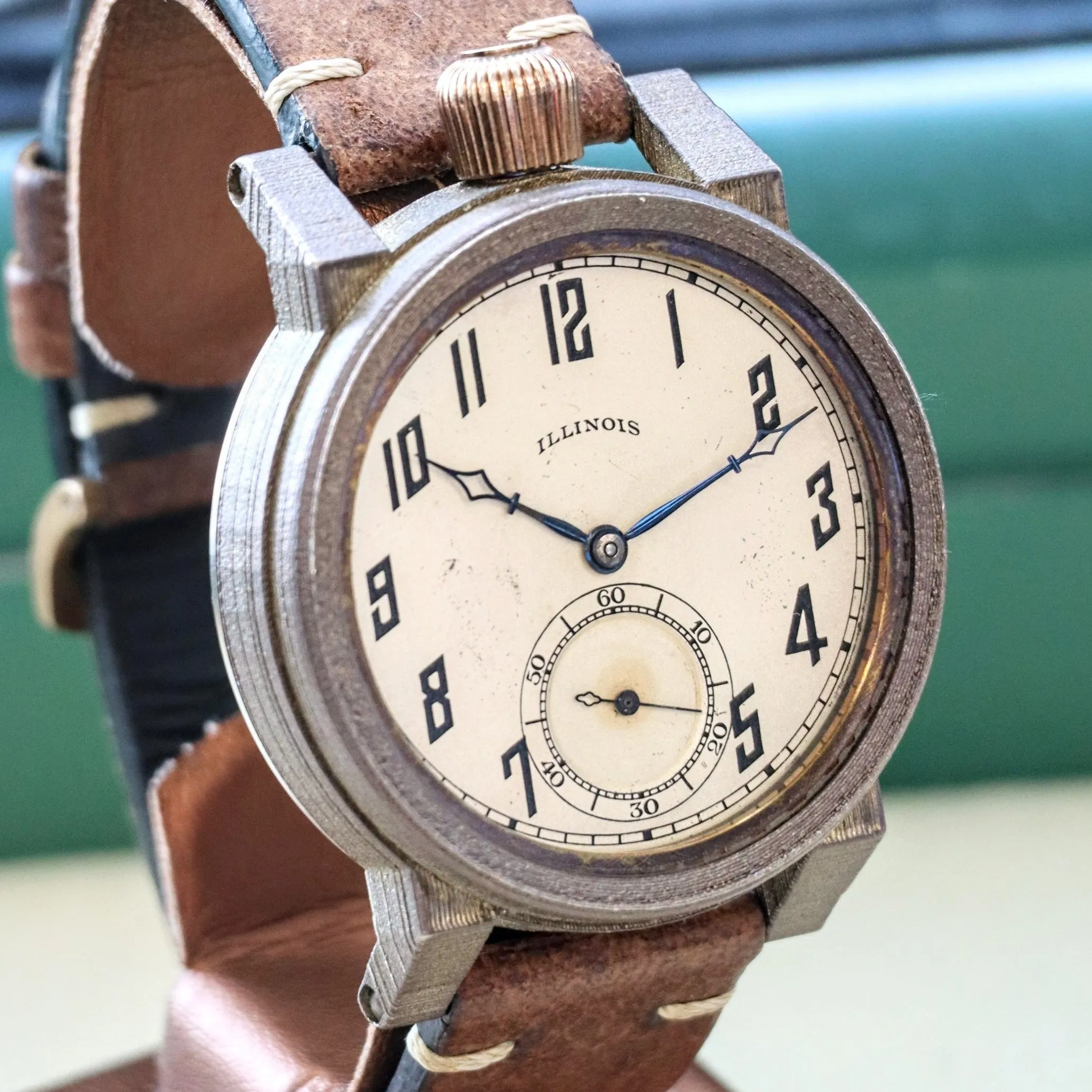 Vortic The Springfield 102 47mm Watch 1922 ILLINOIS Pocket Watch Conversion