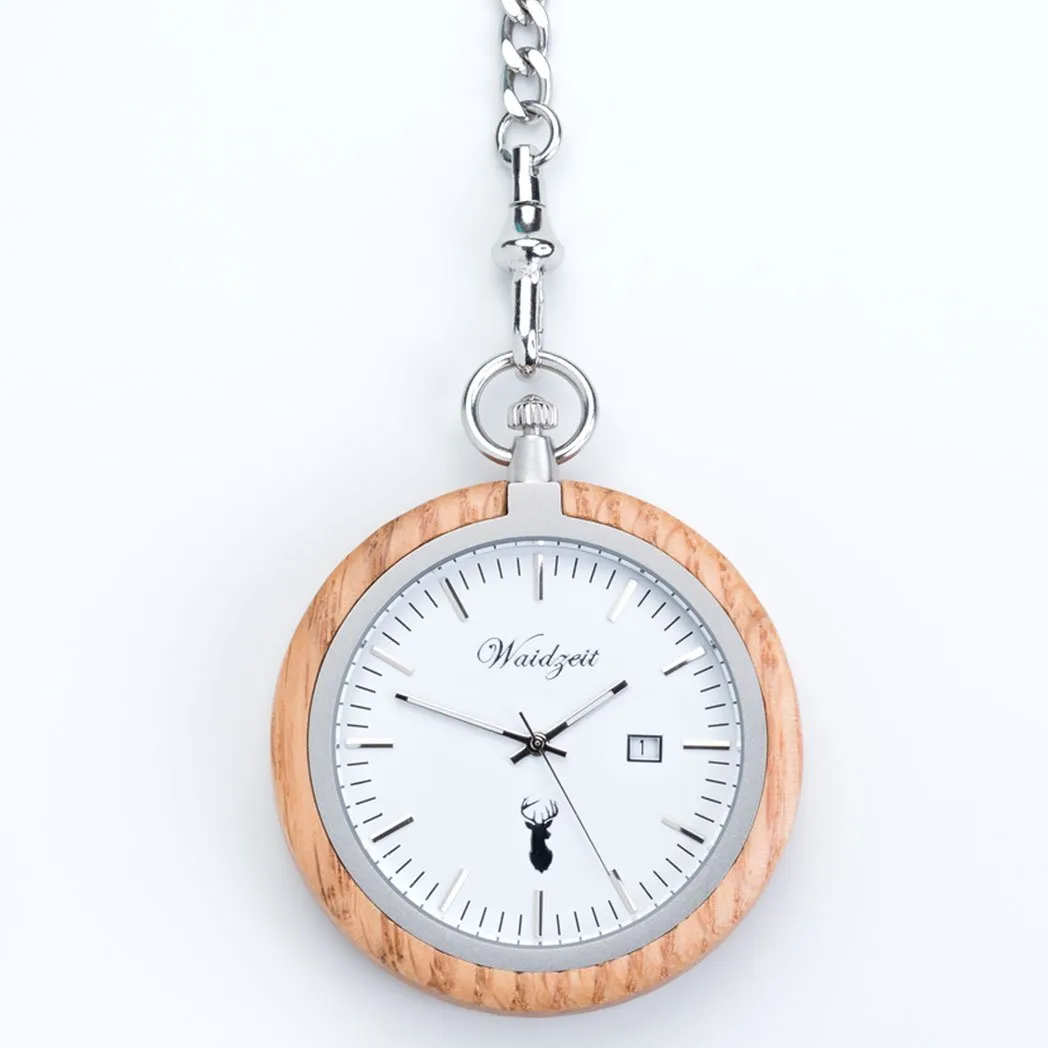 Waidzeit Oak Pocket Watch