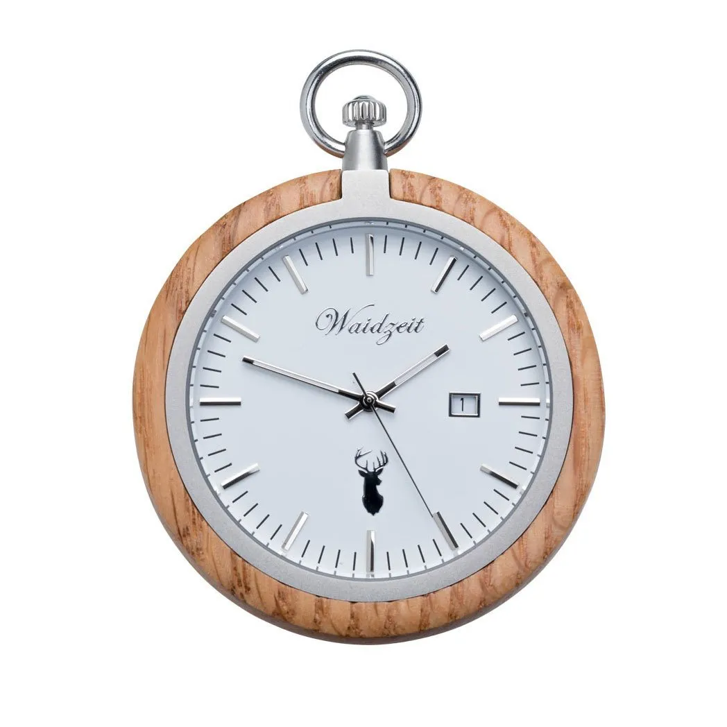 Waidzeit Oak Pocket Watch
