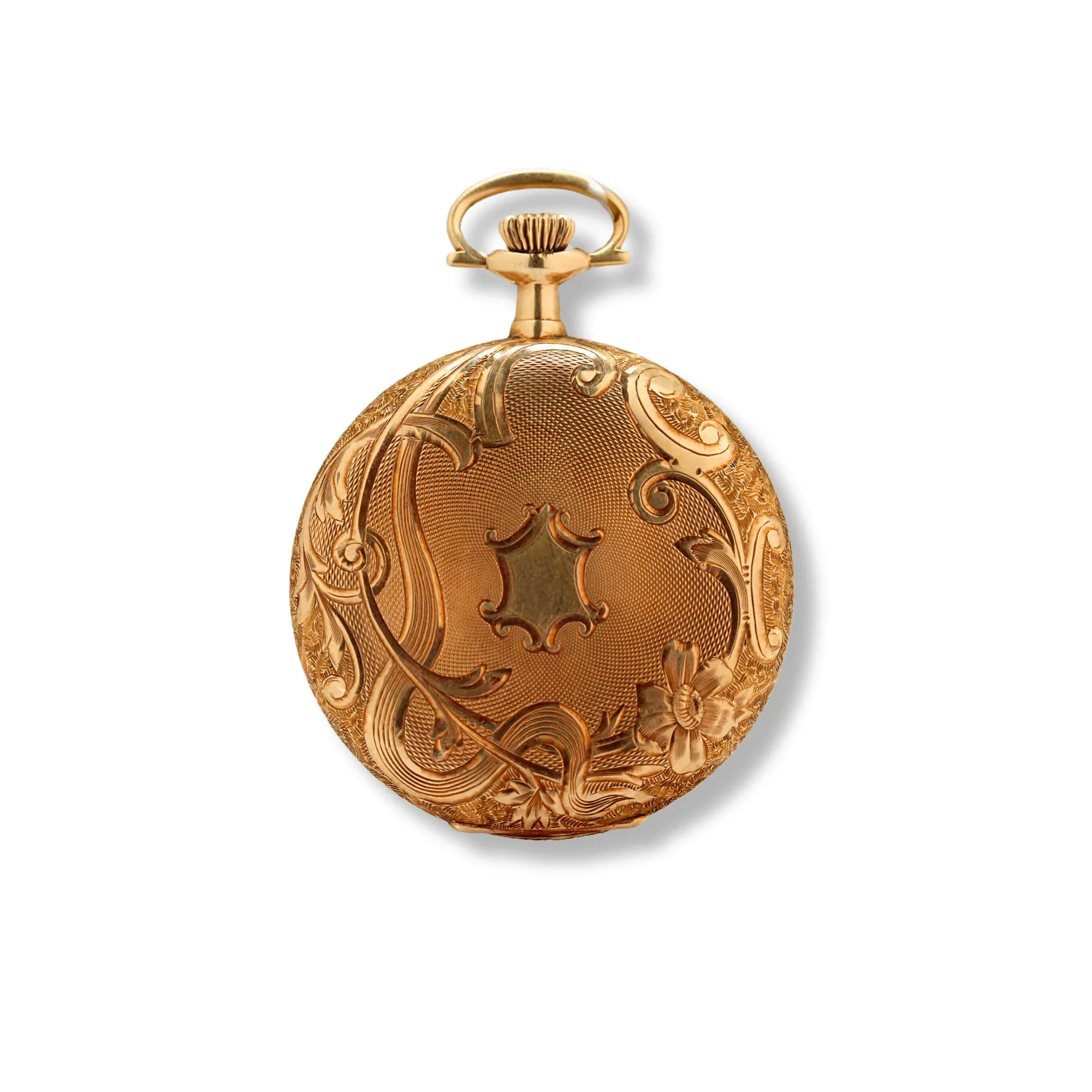 Waltham Riverside Full Hunter Gold Pocket Watch