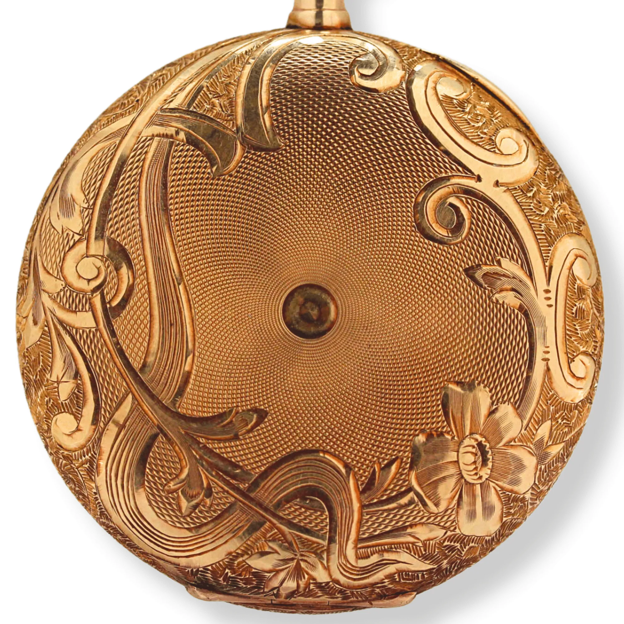 Waltham Riverside Full Hunter Gold Pocket Watch