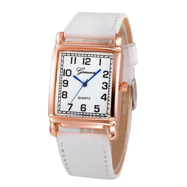 watches women quartz wristwatch clock ladies leather woman watch 2018 luxury womens watches with bracelet Relojes mujer