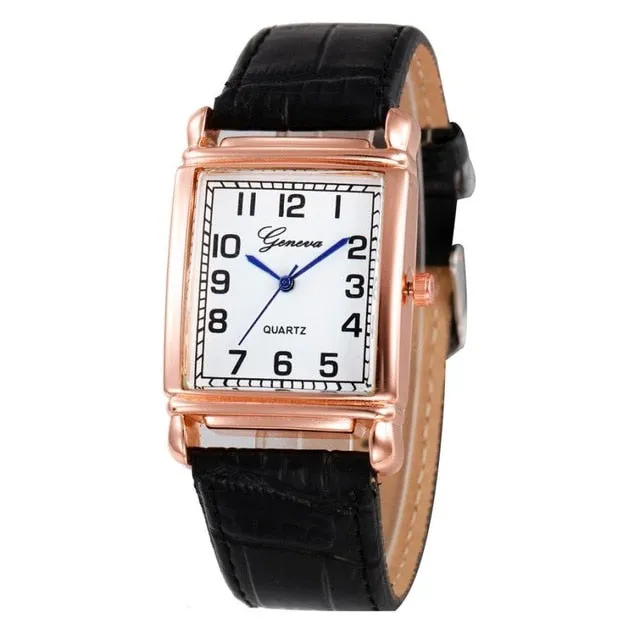watches women quartz wristwatch clock ladies leather woman watch 2018 luxury womens watches with bracelet Relojes mujer