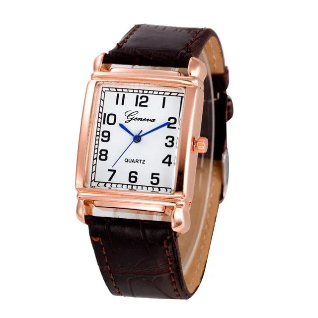 watches women quartz wristwatch clock ladies leather woman watch 2018 luxury womens watches with bracelet Relojes mujer