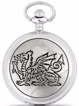 Welsh Dragon Pocket Watch