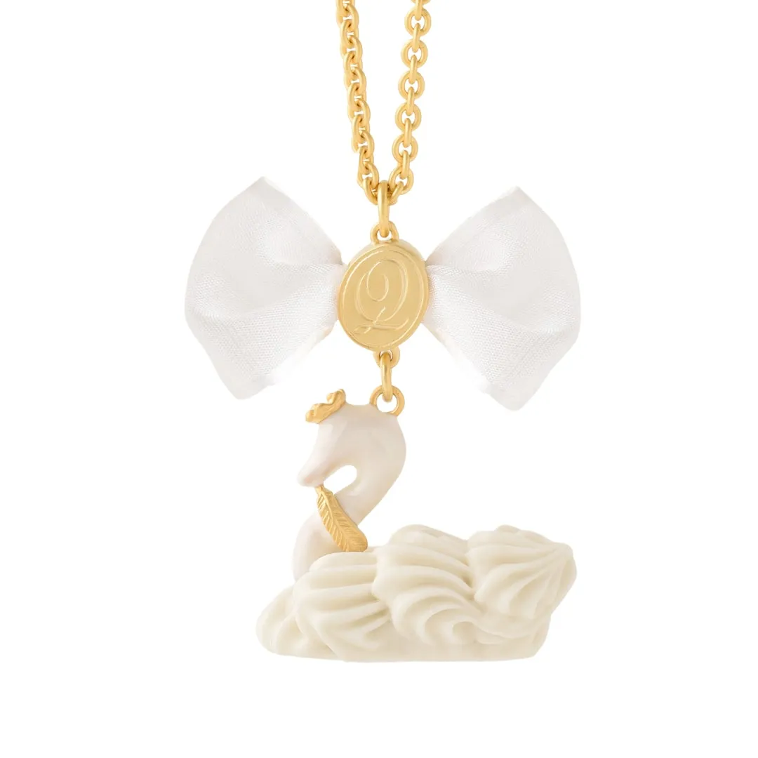 White Swan Cream Cake Necklace【Japan Jewelry】