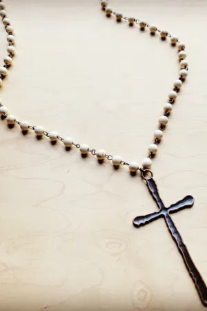 White Turquoise Long Necklace