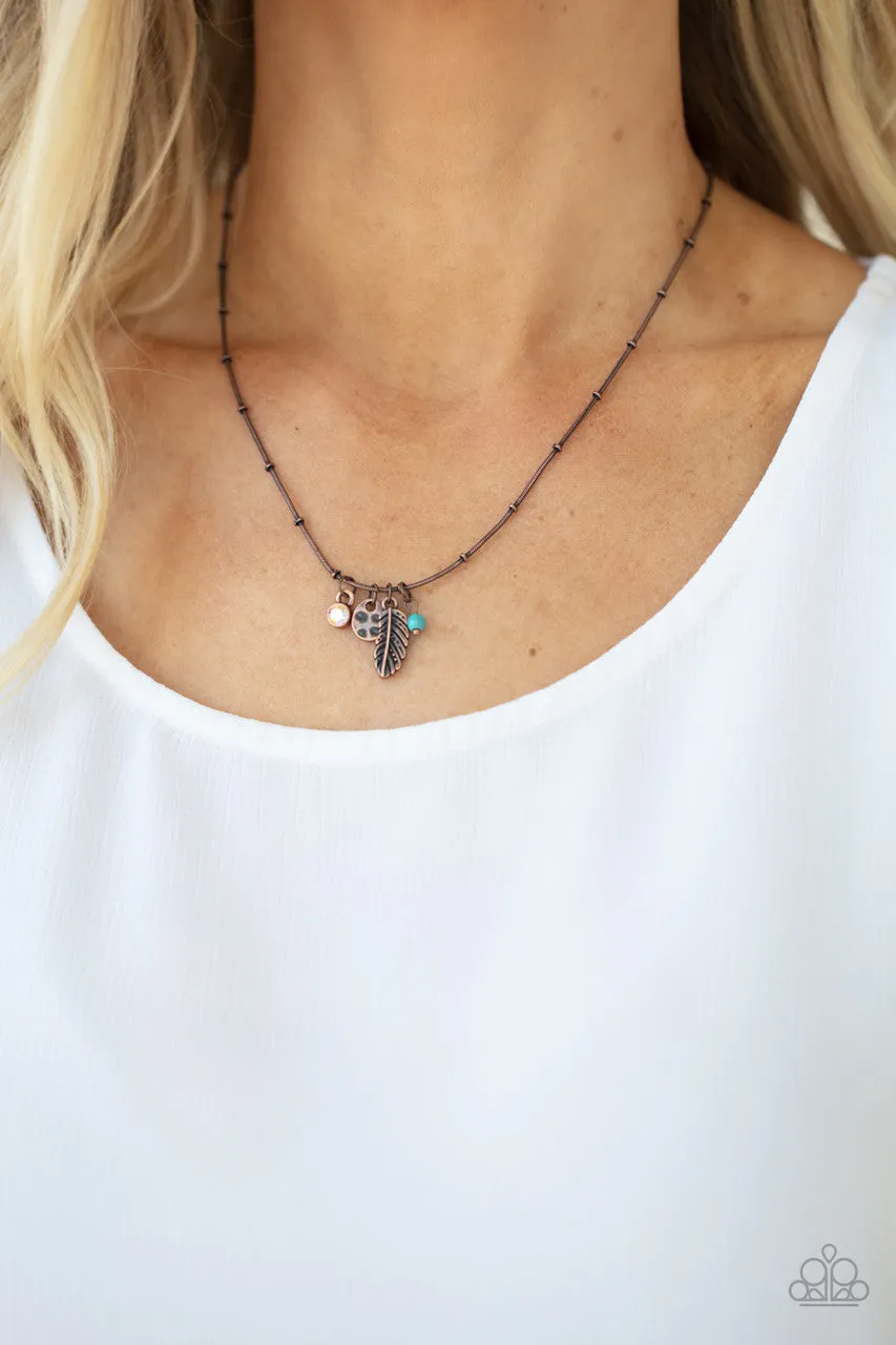 Wildly WANDER-ful Copper Paparazzi Necklace