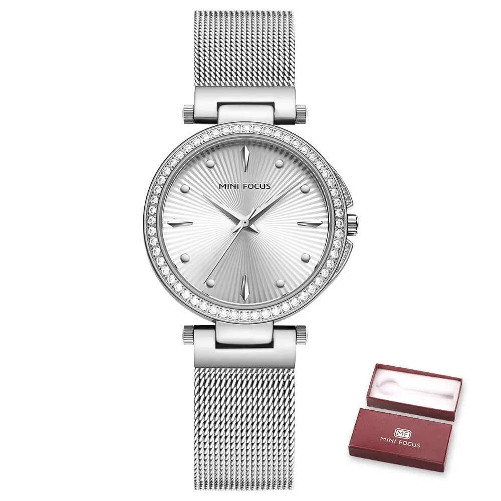 Women's Fashion Crystal Dial Watch