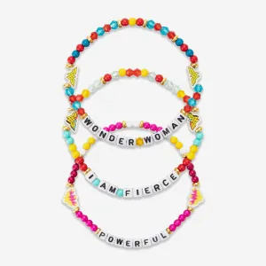 Wonder Woman™ Logo DC 3 Pack Friendship Bracelet