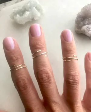 Wrap Midi Rings - Rockhaus Metals