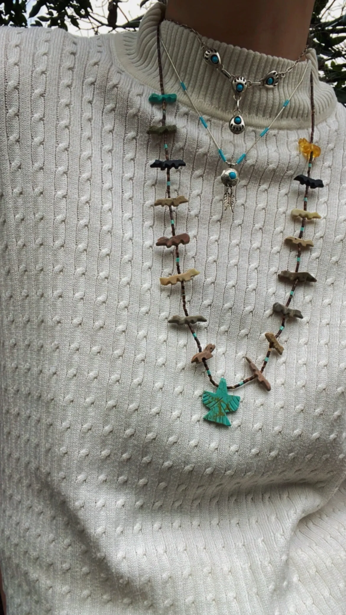 Zuni Fetish Necklace